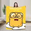 Lazy Egg Gudetama  Throw Blanket for Couch  Soft Cozy Plush Blanket 50x60 Inch Multi-size Bedspread for All Seasons