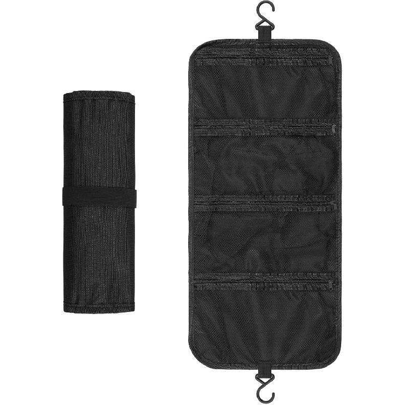 Dance Shoe Organizer Hanging 4 Mesh Pockets Portable Shoe Bag Travel Foldable Dance Hanging Organizer for Ballet Competition Accessories,