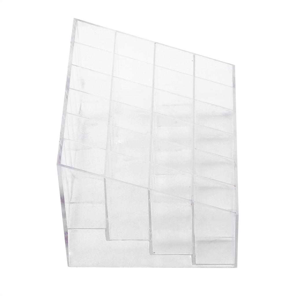 Lipstick , Transparent Lipstick Holder with 24 Slots Lipstick Holder Cosmetic Makeup Lipstick Holder