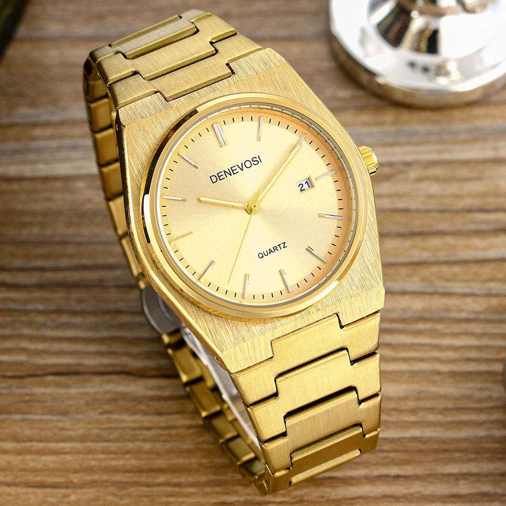 Elegant Watches For Men Women Waterproof Luminous Date Analog Watch Quartz Stainless Steel Woman's Fashion Wristwatch