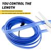 500CM LED Decor Interior Car Atmosphere Wire USB EL Strip Lights Lamp Bulb Blue
