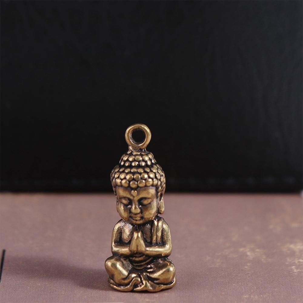 Brass Crafts Brass Buddha Ornaments Miniature Mini Buddha Figurine Small Gift