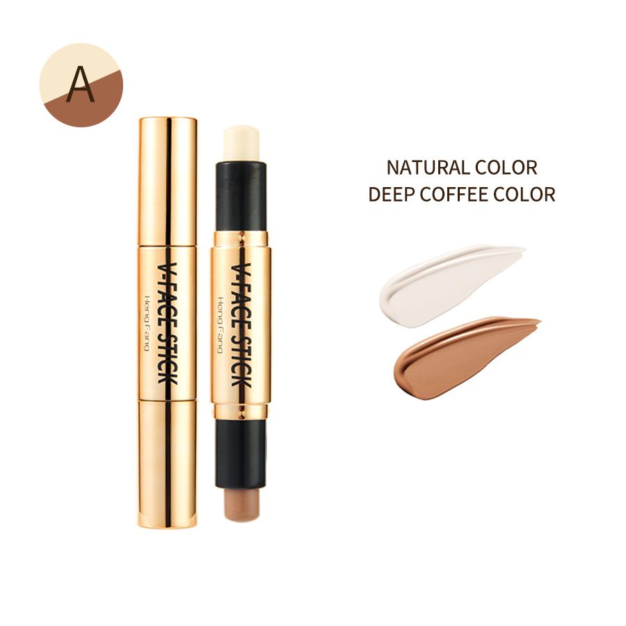 Doppelkopf 2 IN 1 Concealer Highlight Shadow Face Contouring 3D Makeup Contour Corrective Pen