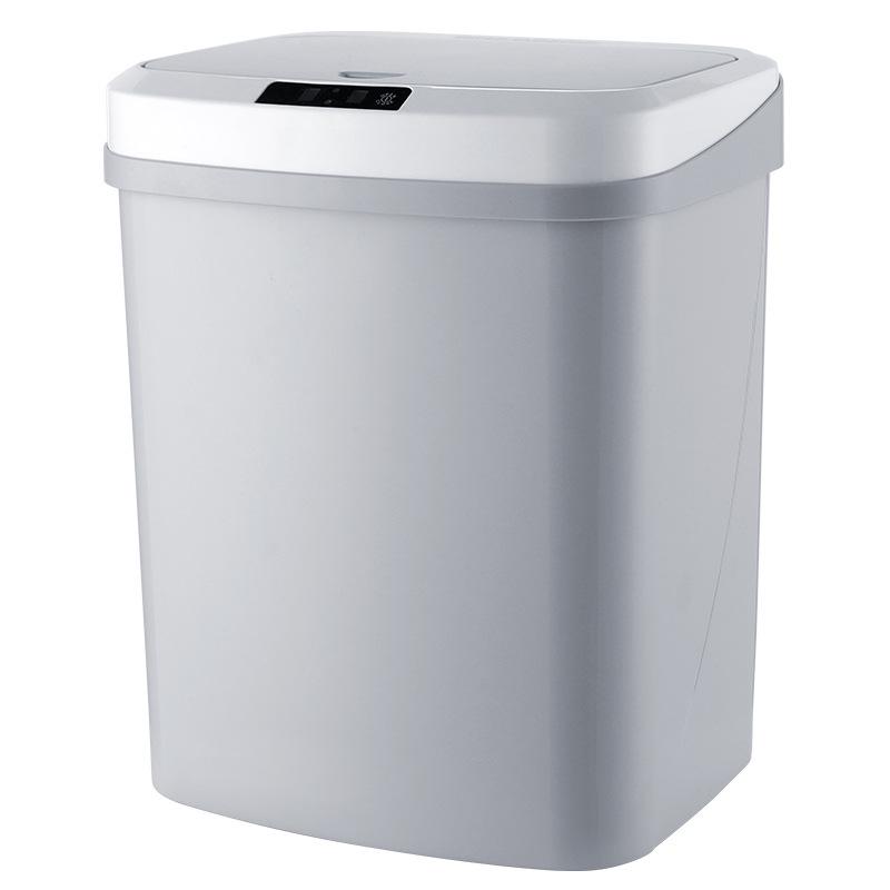 Silent Sensor Trash Can with Lid for Living Room, Bedroom, Bathroom, Kitchen