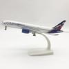 Aviation 20cm A350 Miniature Plane Air Russia Airlines Metal 1/400 Scale Aircraft Alloy Model Diecast Collectible Room Decor