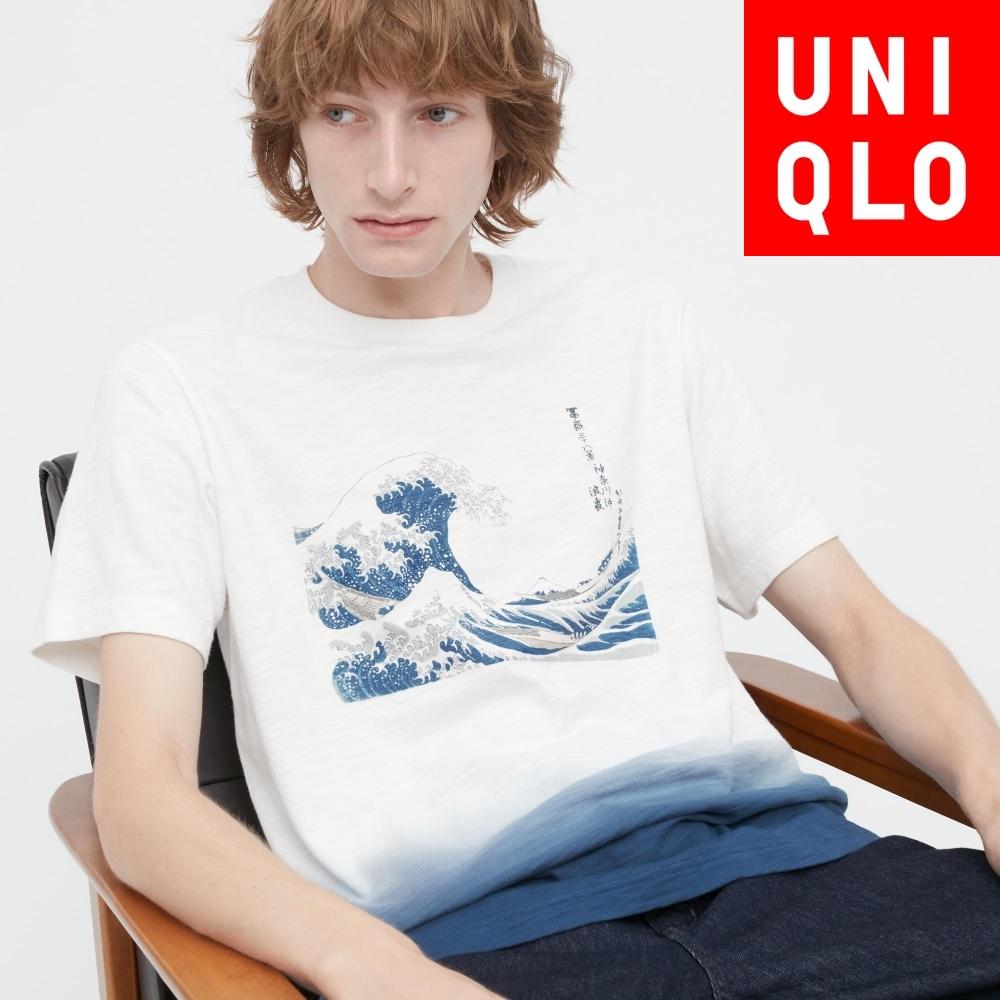 

Футболка с коротким рукавом Uniqlo Japan Ukiyo E UT Graphic 01 OFF WHITE/3XL