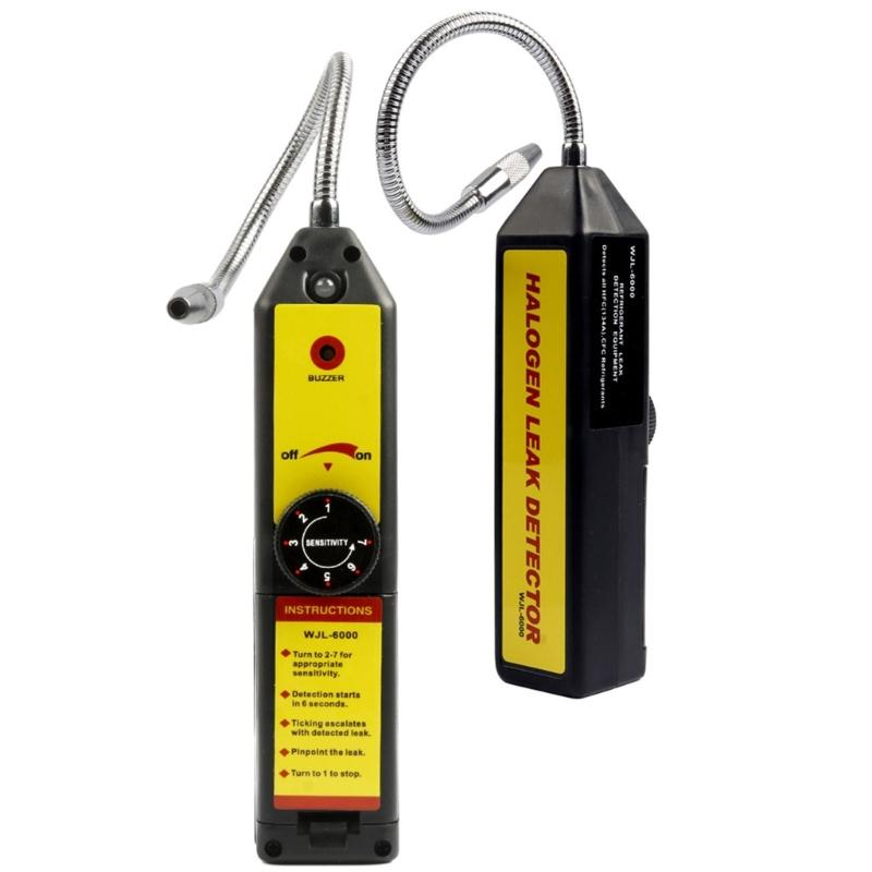 Refrigerant LeakDetector Halogen LeakDetector Freons GasLeakage Tester HVAC Air ConditionR22 R410A R134A R1234YF