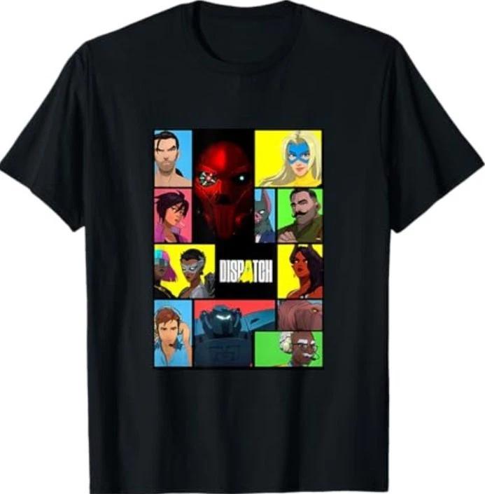 Dispatch Video Game Collage Design T-Shirt L