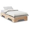 VidaXL Bed Frames Without Mattress Stackable 80x200 Cm Solid Wood, Stackable Bed, Bedroom Furniture, Wooden Bed, Single Bed 859205