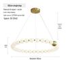 Nordic All-Copper Chandelier: French Pearl Necklace Design with Buddhist Beads and Acrylic for Dining and Living Rooms