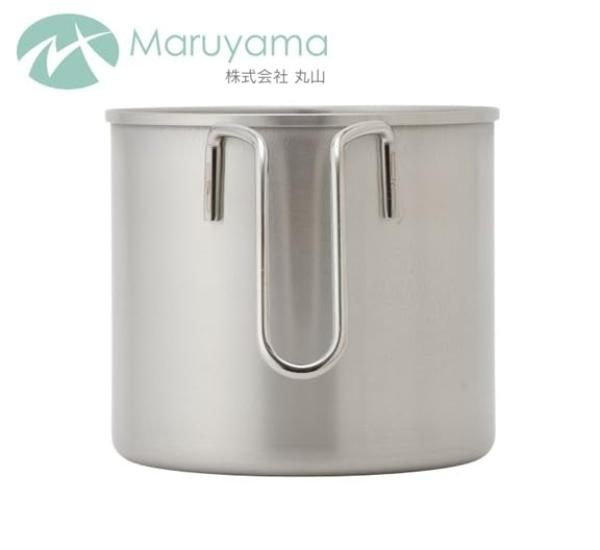 Maruyama Aresas Deep Single-Handle Pot 14cm 2.0L with Glass Lid C27166 IH Compatible, Gas Stove Compatible, Stainless Steel Pot, Single-Handle Pot,