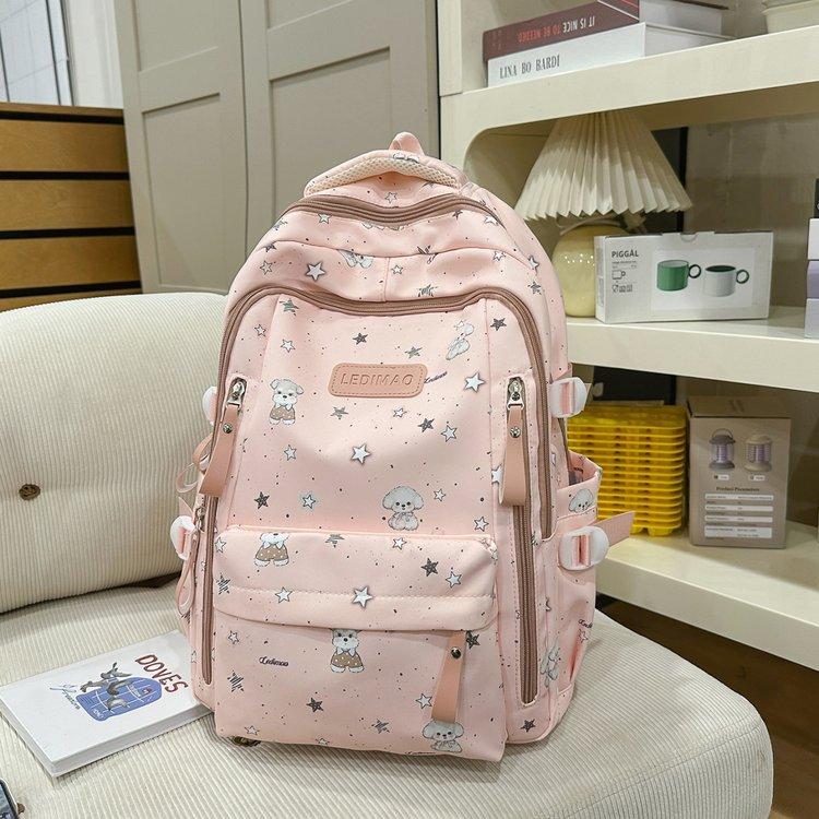 Schoolbagins high-value backpack female cute cartoon middle and high school student schoolbag large capacity small fresh backpack