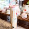 Leak-proof Insulated Cup 600ml Vacuum Flasks Water Bottle Travel Tumbler  Cold Drink
