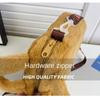 Animal Capybara Plush Handbag Cartoon Cartoon Shoulder Bag Capybara Crossbody Bag  Female Lady Girl
