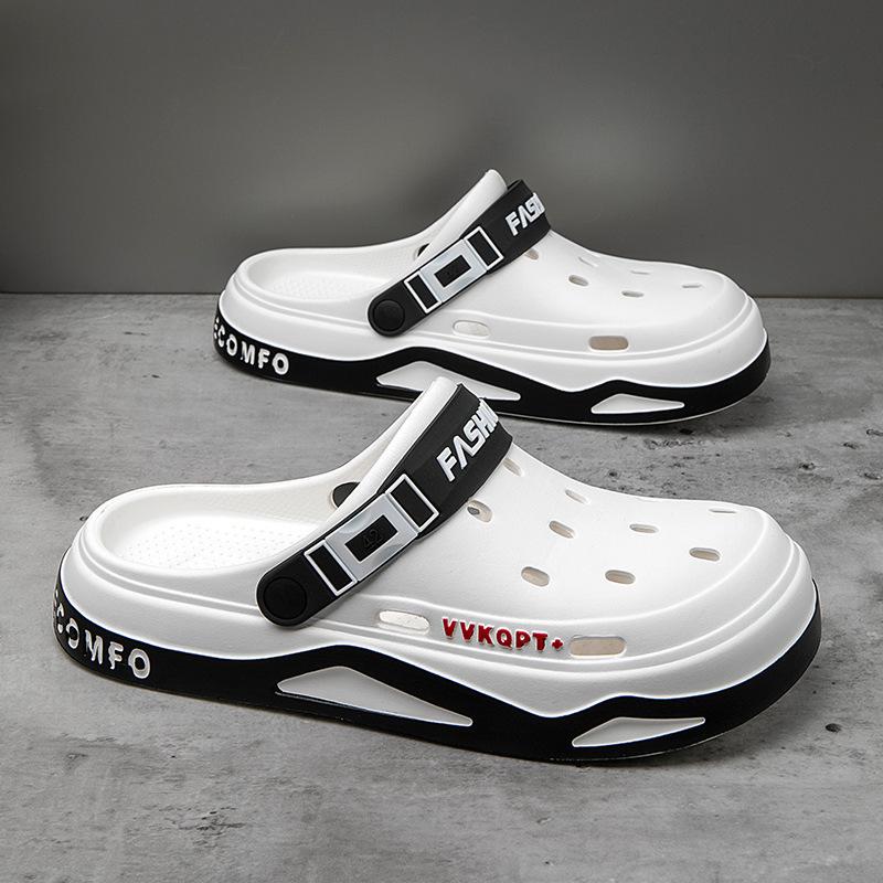 Sandalias y Zapatillas EVA Baotou para Hombre - Verano Antideslizantes Estilo Coreano Zapatos de Playa