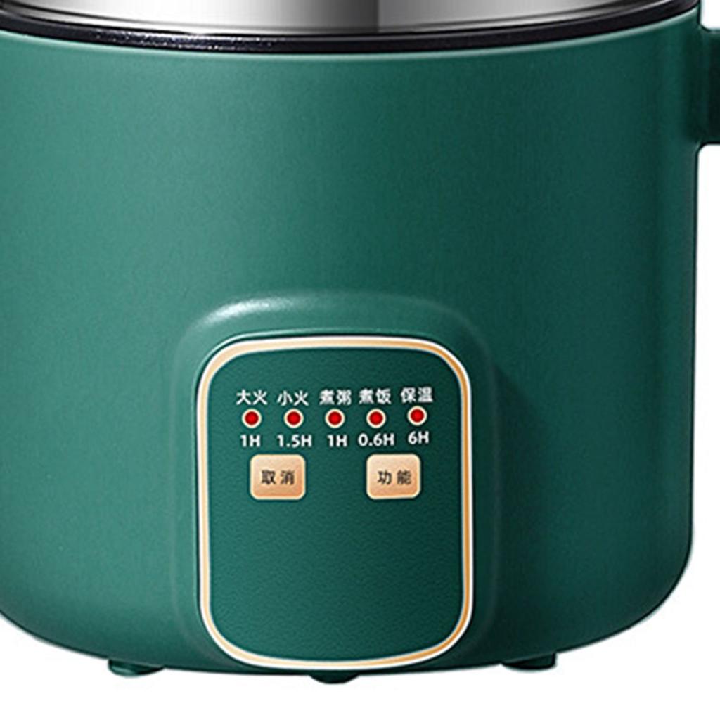 Electric Hot Pot 1.8L Mini Multifunction Electric Noodle Cooker with Handle for Home Dorm Office