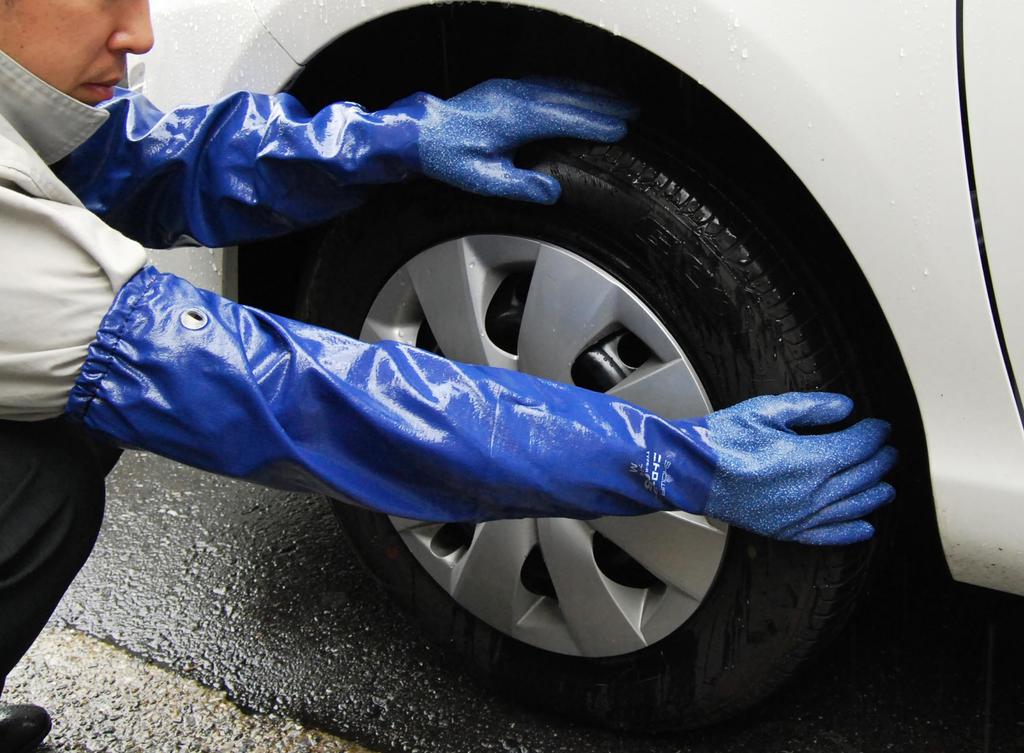 Showaglove 774 Nitrobe 65 Size 1 Pair No. TYPE-R Blue, S,
