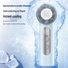 Macaron Color T72 Handheld Ice Pack Fan: Long-Lasting Battery, Powerful Turbine, High-Speed Cooling