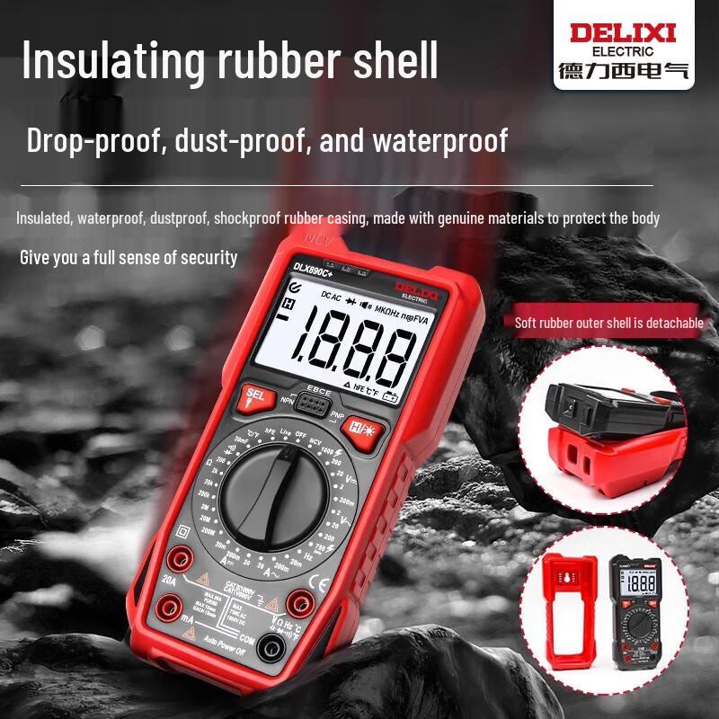 DELIXI 8235S Smart Digital Multimeter CN plug (adapter included)