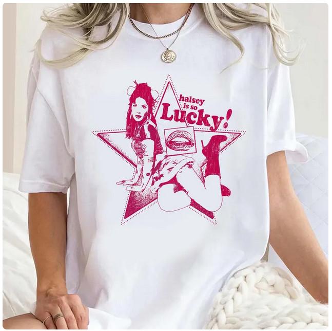 Halsey Graphic Shirt 2025 Halsey For My Last Trick The Tour Shirt Unisex T-Shirt S