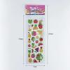 6/12/24pcs 3D Bubble Sticker Fruits And Vegetables Various Styles Reusable Children Sticker Toy Birthday Gift for Boys Girls TMZ