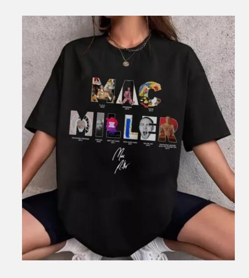 HOT NEW Mac Miller Shirt Vintage Mac Miller Legend Shirt 2024 tour shirt Unisex T-Shirt XXL
