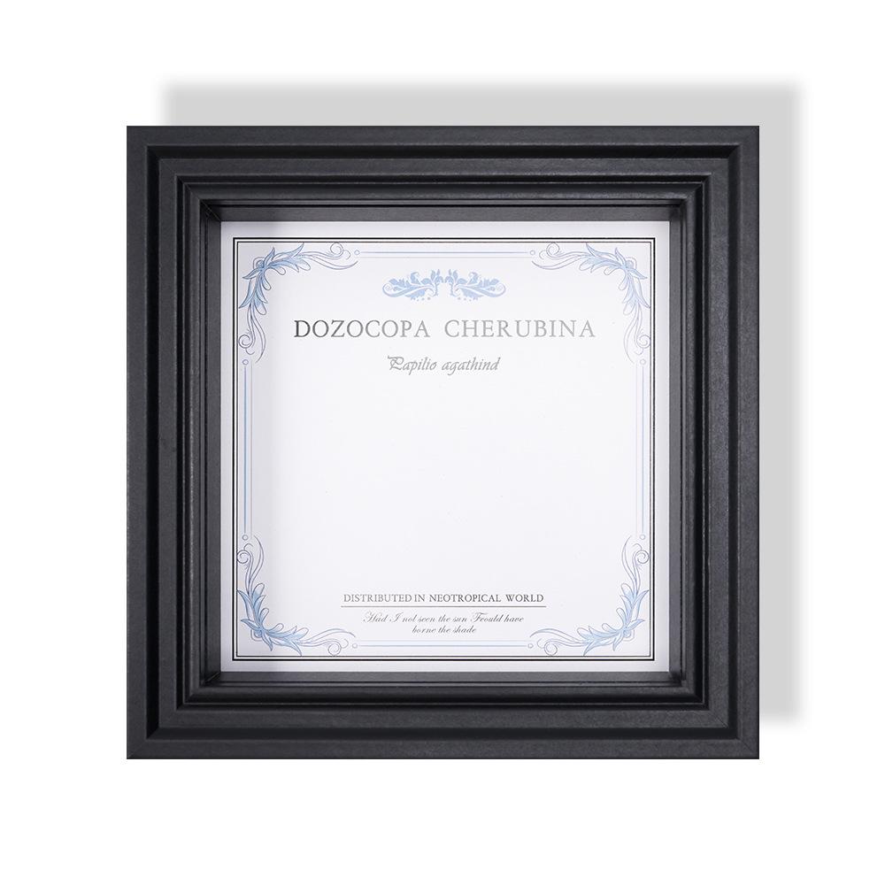 Wall-Mounted Butterfly Specimen Photo Frame: Home Decor & Gift for Valentine's Day, Qixi, Birthday, Couples & Insect Lovers