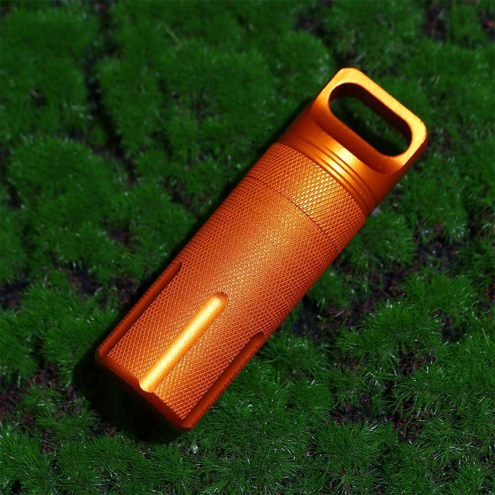 Survival Medicine Case Capsule Emergency Dry Bottle Seal Tank Pill Box First-Aid Canister Container