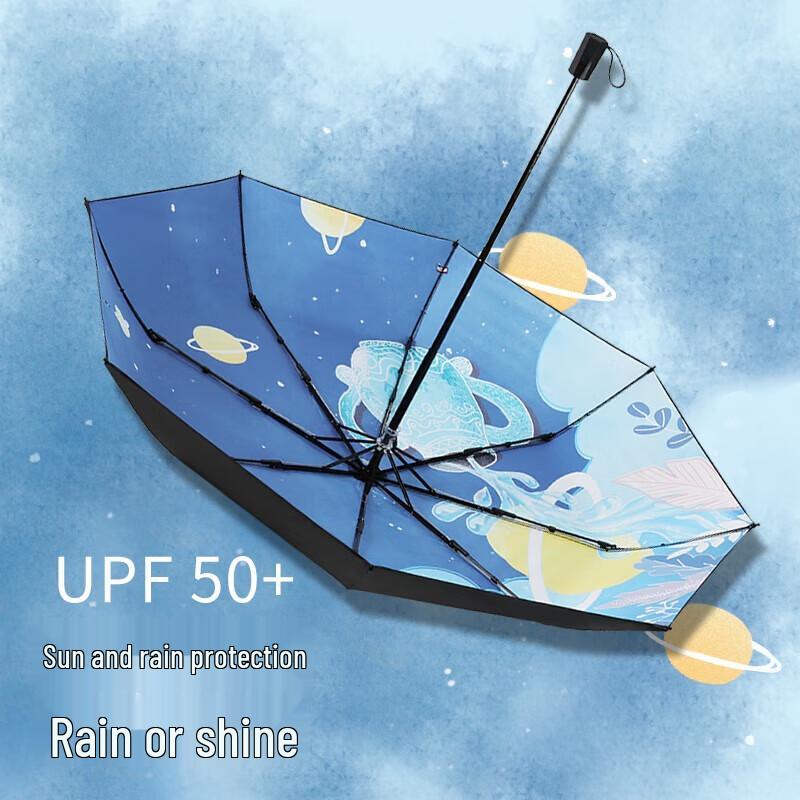 

Taurus Red Leaf Illustrated Foldable Umbrella