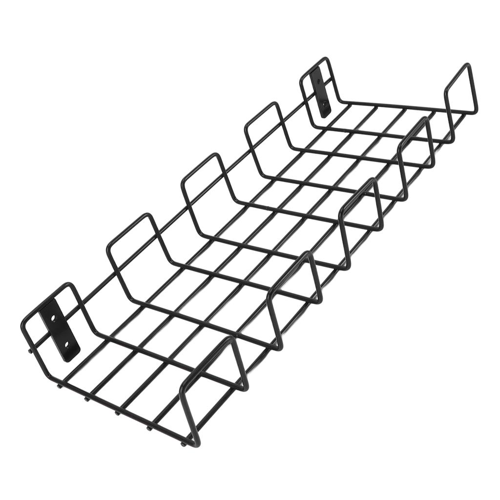 Stojak na narzędzia ogrodowe Oszczędzający miejsce Montowany na ścianie Metalowy organizer na gadżety ogrodowe Półka na mały wąż