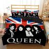 Comforter 3D Print Rock Band Queen Bedding Set Boys Girls Twin Queen Size Bed Kids Adult Fashion Home Textileextile