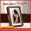 High-End Black Walnut Display Stand & Photo Frame for 6, 7, or 8-Inch Prints