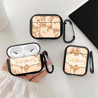 Case For Airpods 2 Pro 3 Pro3 Pro2 4 1 Earphone Cases Cover Cute Cartoon Capybara