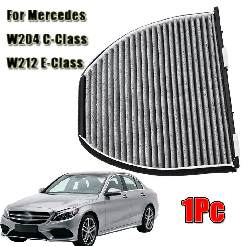 1Pc For Mercedes Benz W204 C-Class W212 E-Class Car Carbon Cabin Pollen Filter OEM A2128300318 Auto Parts Air Filters 7