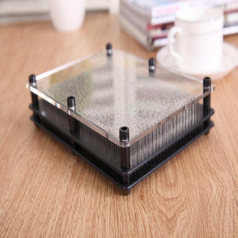 3D Handprint Impression Sculpture Clone Plaything Metal Pin Art Plaything Table Board Game Tactile Fidget Hand Toy Gifts For Boys Girls
