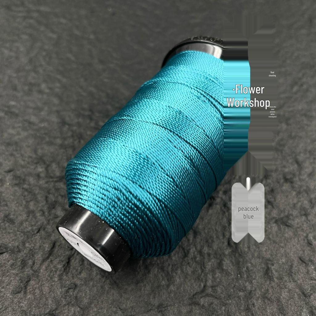 Morandi Color 18-Strand Kumihimo Bracelet DIY Kit: Handwoven Macrame Dragon Scale Rope