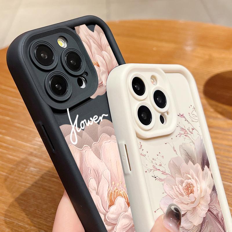 Hülle für Xiaomi Redmi Note 14 13 12 Pro Plus 5G 12S 11S 11 10S Schöne Blume Silikon Handyhülle für Redmi 14C 13C 12C Hülle