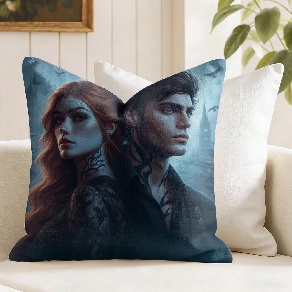 Drama SShadowhunters Cushion Cover Natural Linen Double Sided Print Throw Pillow Case for Sofa Couch Home Decor