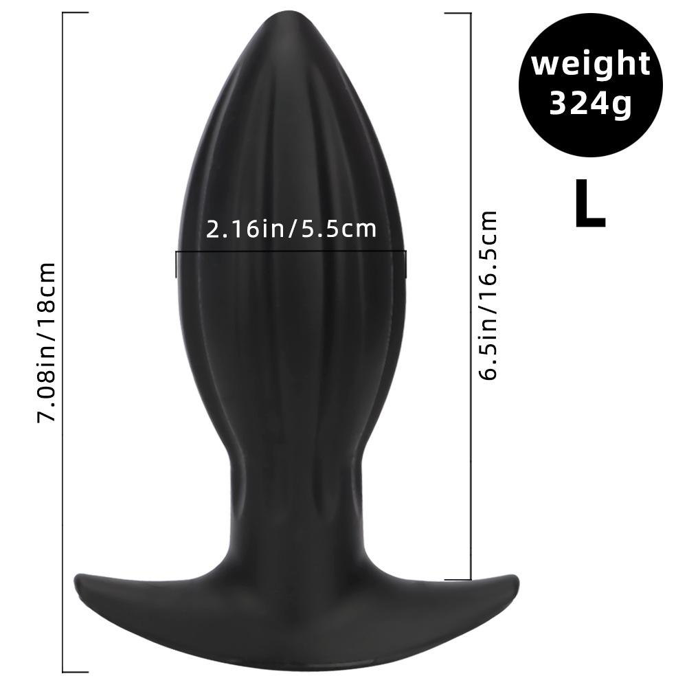 Silicone Wearable Anal Plug Unisex Anal Dilator for External Use Adult Pleasure Toy