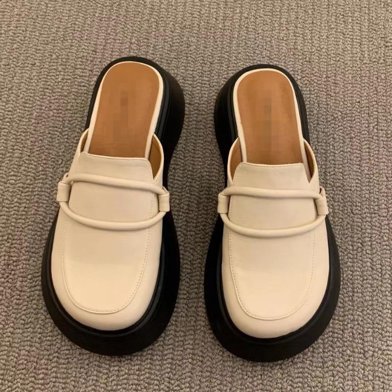 Thick Soled Slippers for Women, Big Toe Sponge Sole for Wearing, Women's Shoes with Toe Caps, Slippers for Women