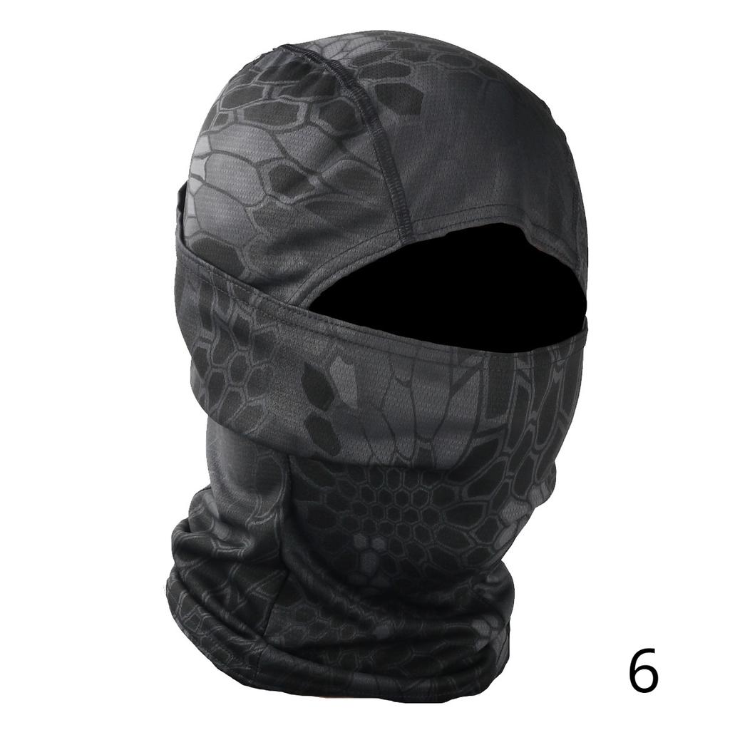 Outdoor Camouflage Camo Balaclava Army Tactical Military Ski Full Face Mask Motorcycle Bicycle Caps Full Face Mask 27 COLORS