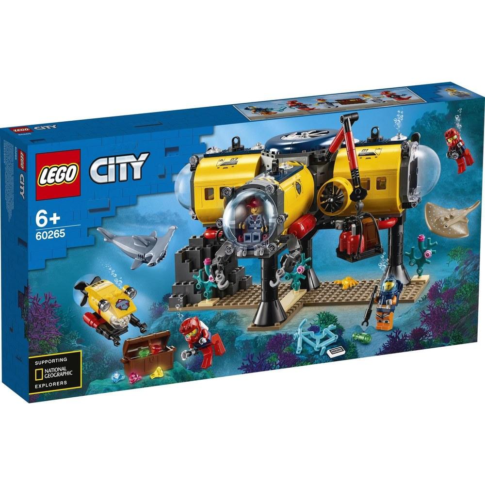 LEGO City Unterwasser-Erkundungsbasis 60265 Baustein-Set für Jungen und Mädchen ab 6 Jahren