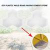 1Pcs Maple Leaves Shape Paving Brick Mould Plastic Reusable Concrete Path Maker Mold DIY 25x5cm Walk Maker