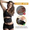Ems Muscle Stimulator Toner Abdominal Toning Belt Portable Home Fitness Body Slimming Massager For Abdomen Massage Usb Recharge