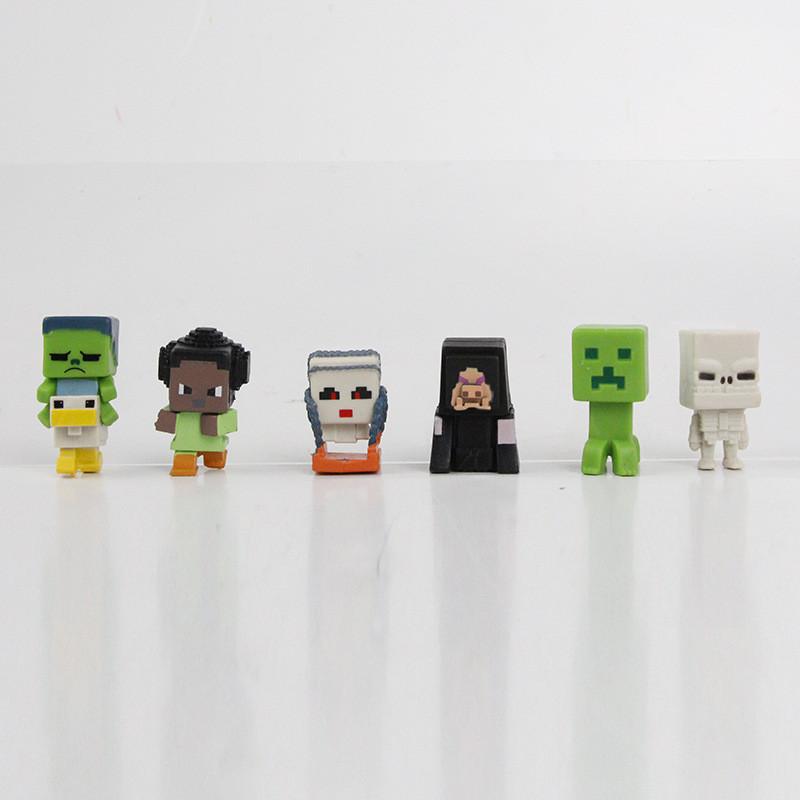 Minecraft Pvc Mini Figures With Collectible Character Designs For Kids And Collectors