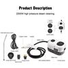 2500W Household Intelligent Steam Cleaner High Pressure High Temperature Air Conditioner Kitchen Steam Cleaning Equipment