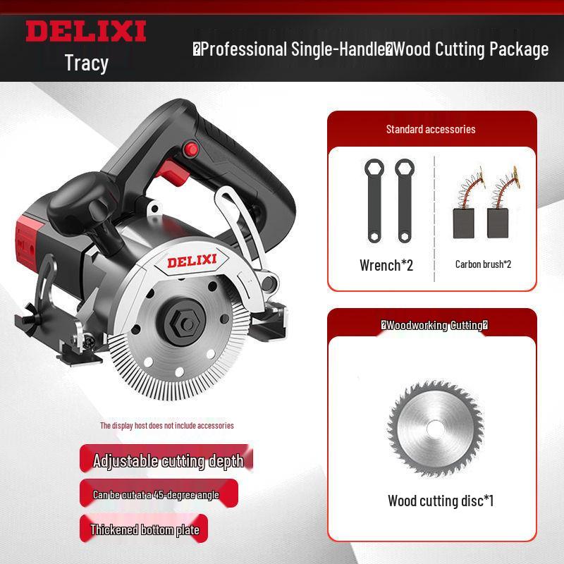 High-Power Multifunctional Handheld Electric Saw for Marble, Wood, Tile, Stone, Metal.