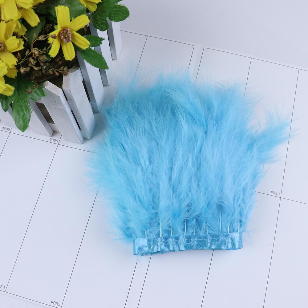 2 5 10 Meter Color Turkey Marabou Feathers Trim 4-6Inch Plumes Fringe For Sewing Crafts Wedding Party Dress Decoration