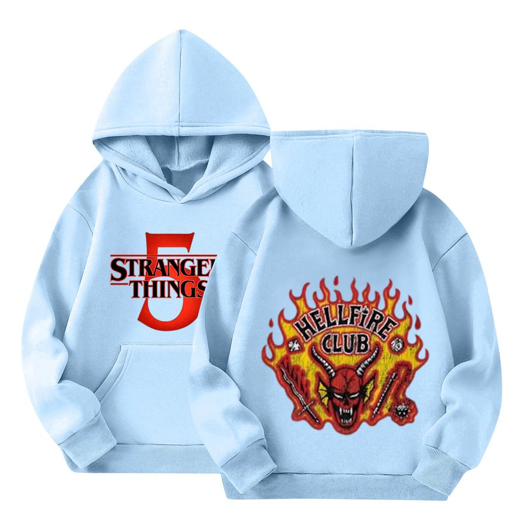 Kinder Kapuzenpullover mit Farbverlaufdruck Langarm Lockeres Sweatshirt Sweatshirt