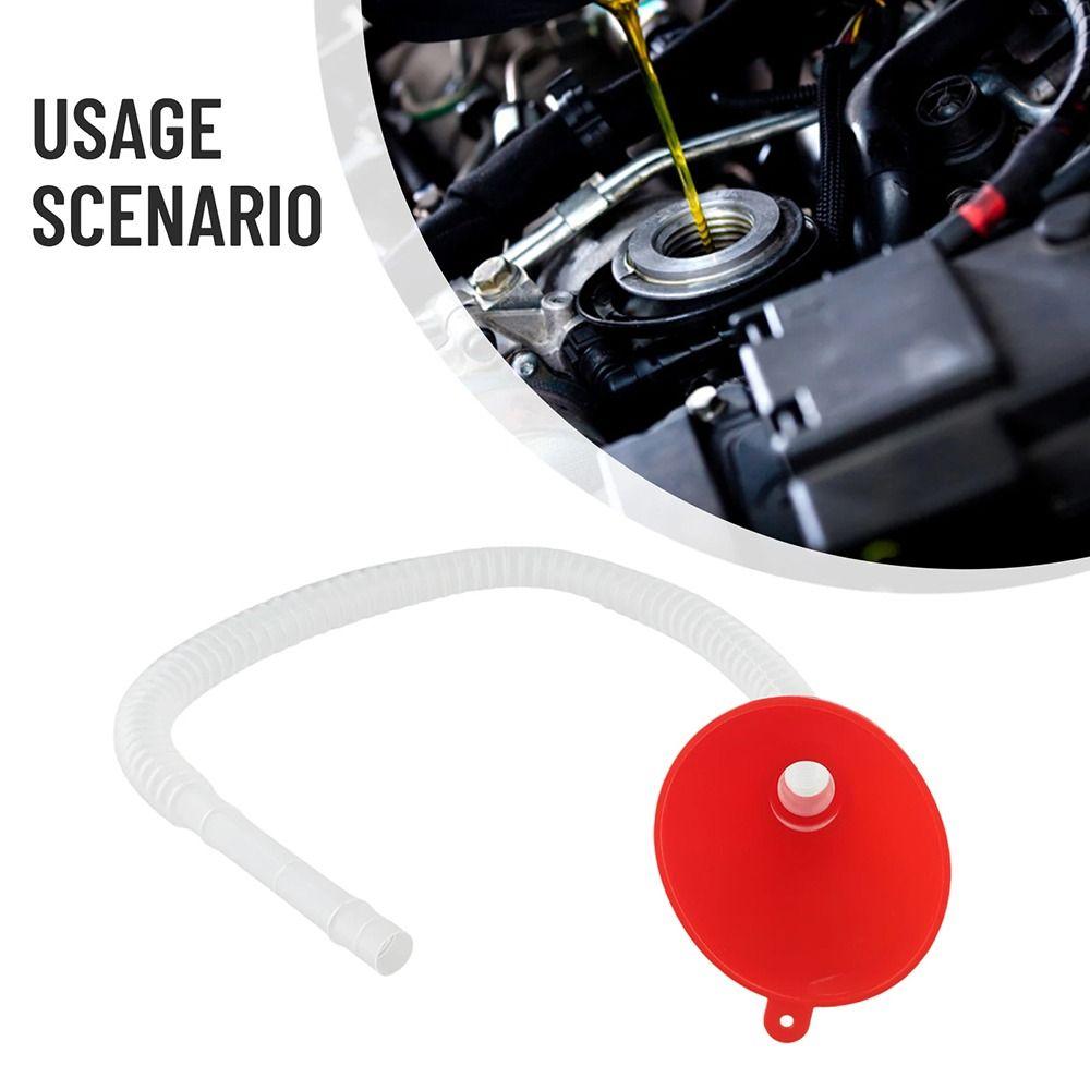 1Pcs Plastic Oil Funnel Universal Filling Funnels  Car Motorcycle Engine Gasoline Oil